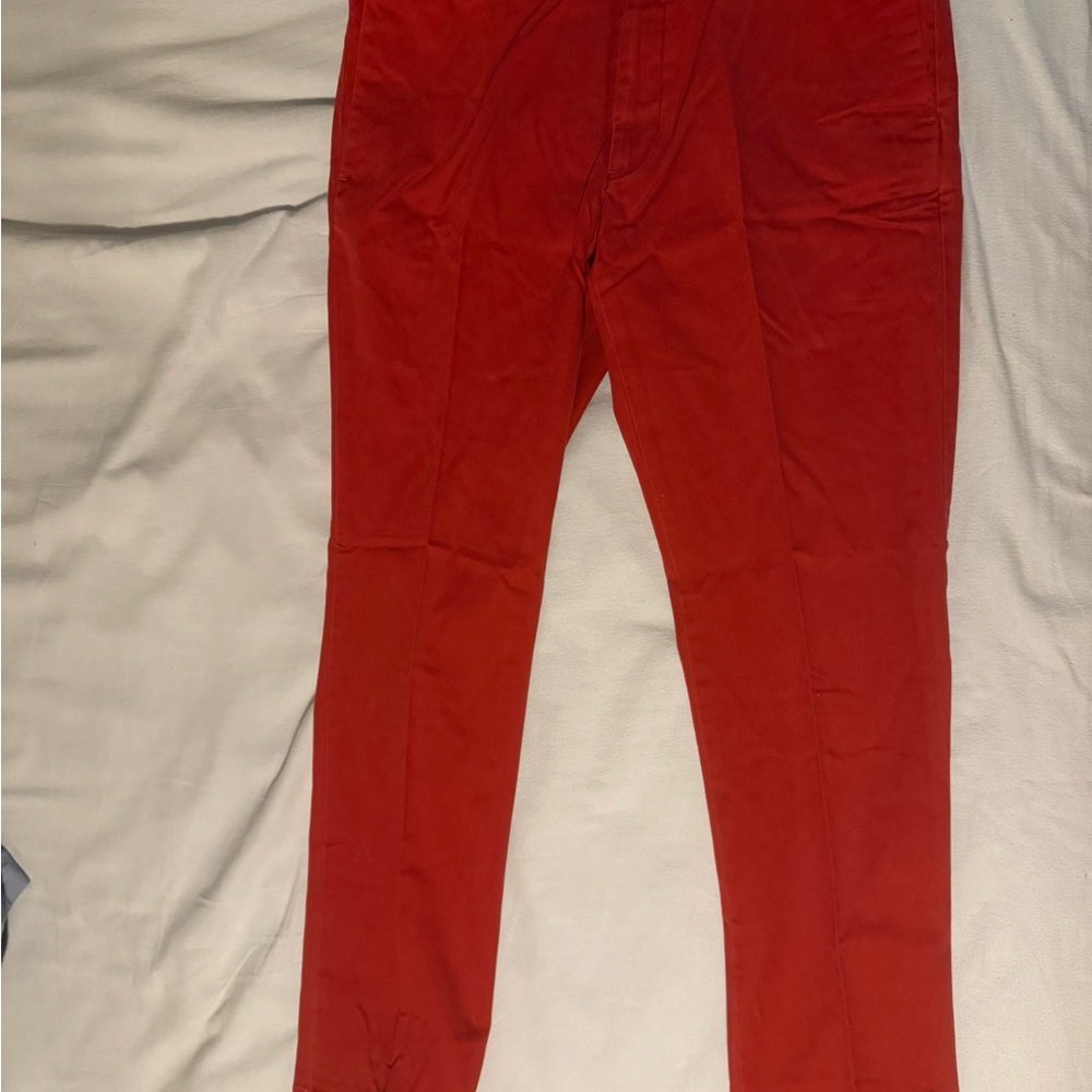 Ralph Lauren Men's Vibrant Red Chinos